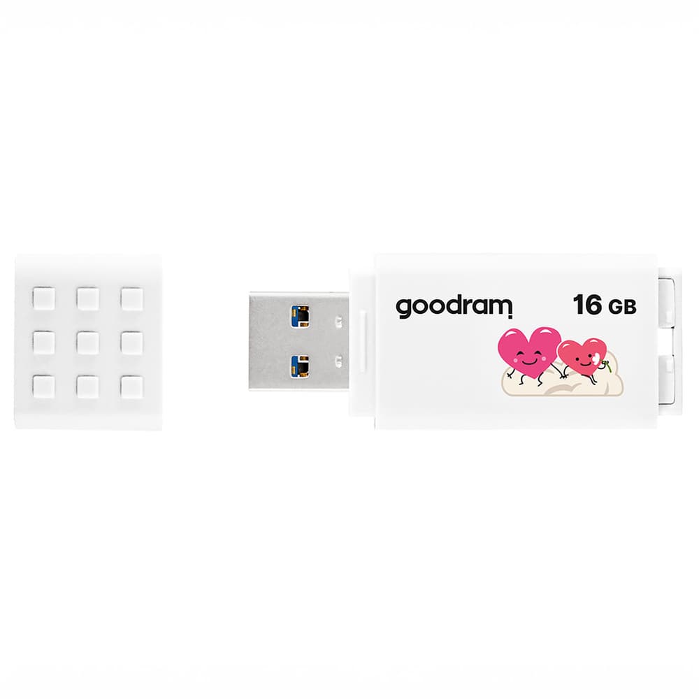 Flash disk GOODRAM UME3 16GB USB 3.2 Gen 1 White Valentine - náhled 2