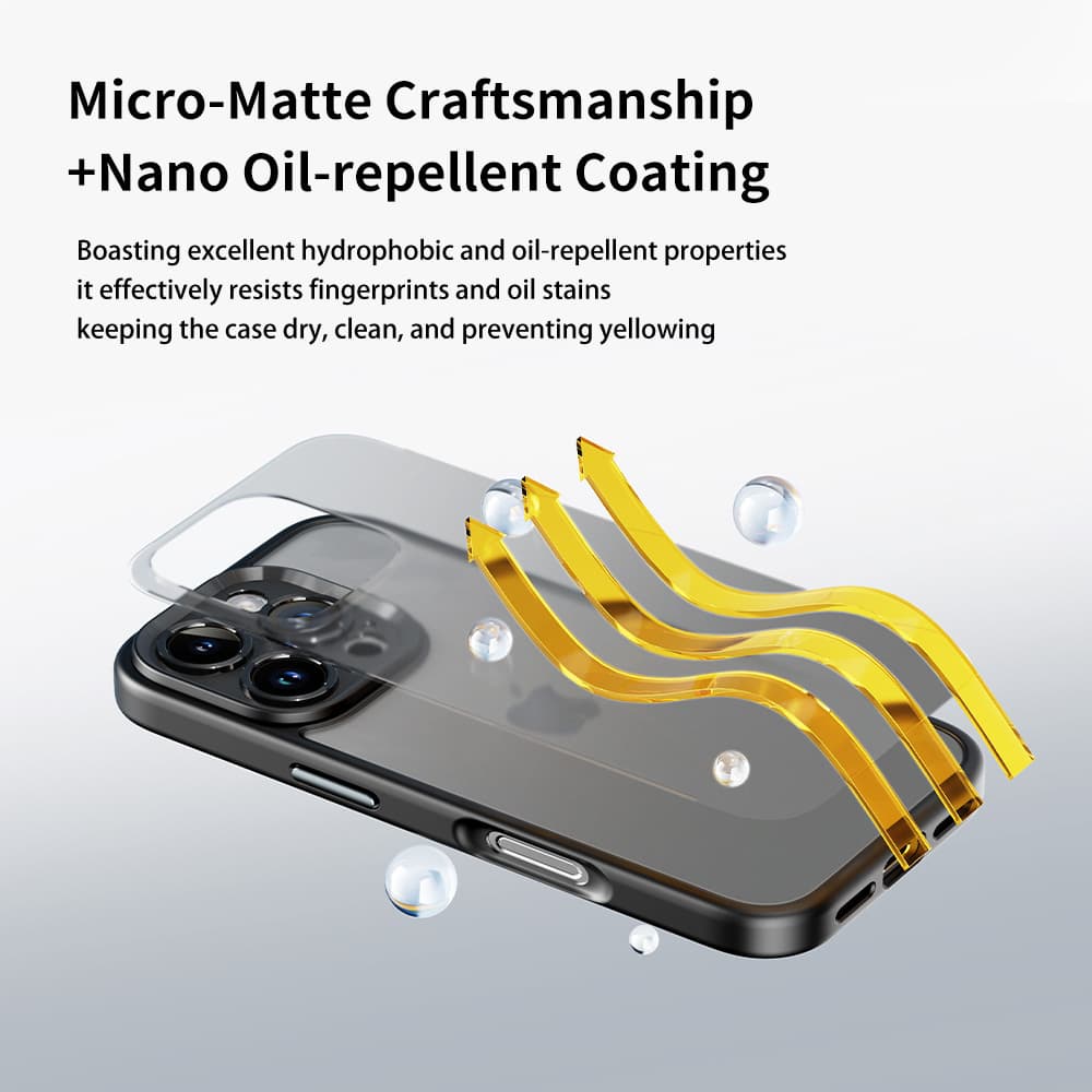 Zadní kryt Rock Guard Touch Matte Series pro iPhone 16 Pro modrý - náhled 2