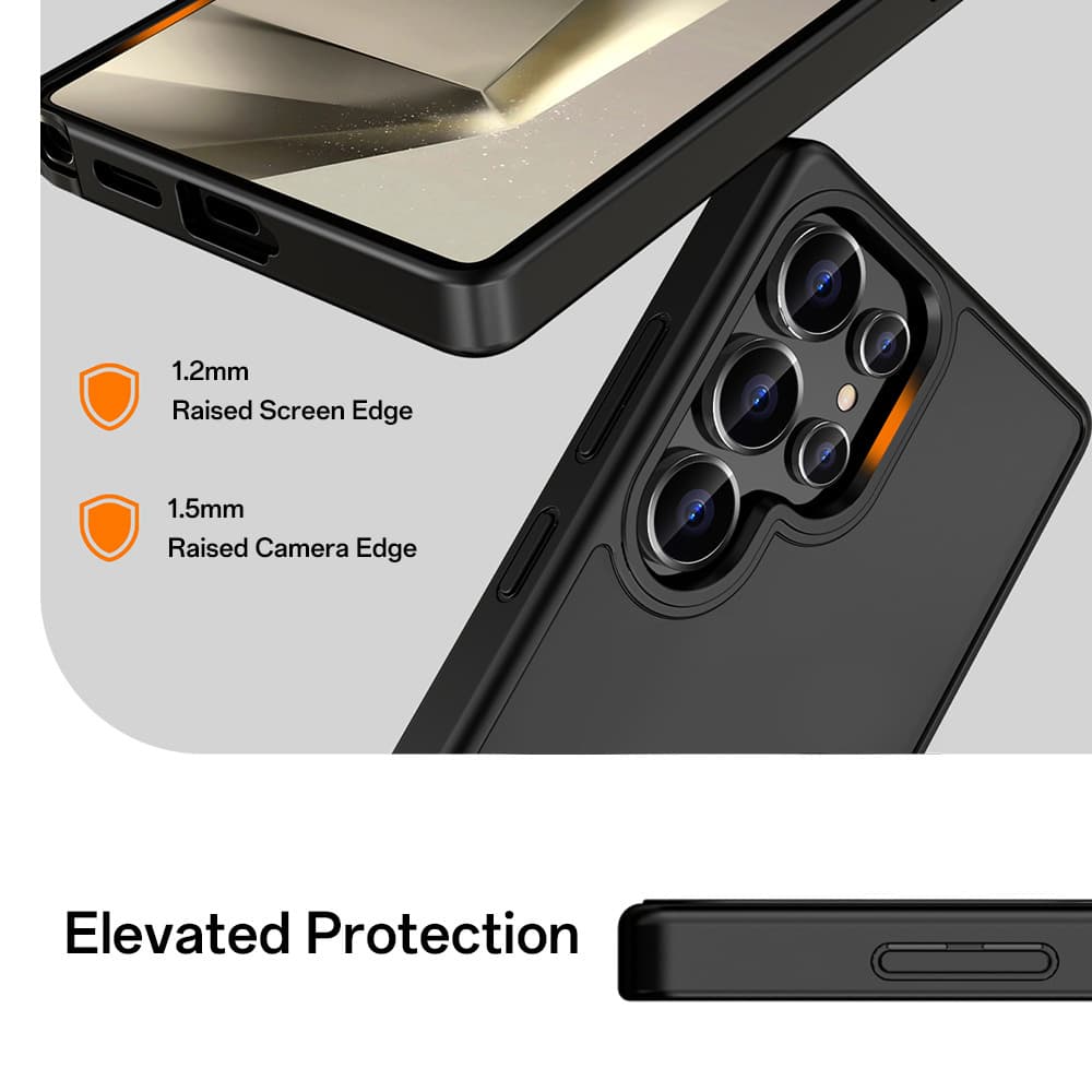 Zadní kryt Rock Guard Touch Matte Series pro Samsung Galaxy S25 Ultra šedý - náhled 2