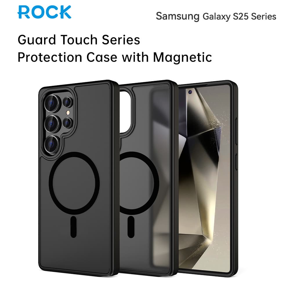 Zadní kryt Rock Guard Touch Matte Series Magnetic pro Samsung Galaxy S25 šedý - náhled 2