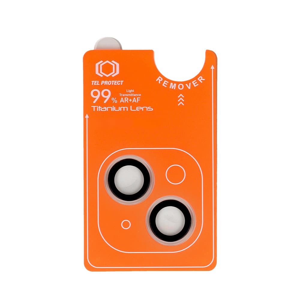 Tvrzené sklo Tel Protect Titanium Lens 99% AR na fotoaparát pro iPhone 13-13 Mini transparent (2 pcs) - náhled 2
