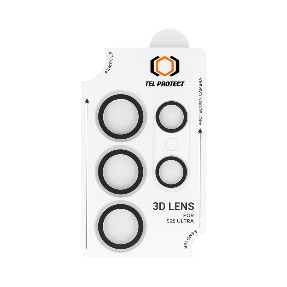 Tvrzené sklo Tel Protect 3D Lens na fotoaparát pro Samsung Galaxy S24 Ultra transparent - náhled 2