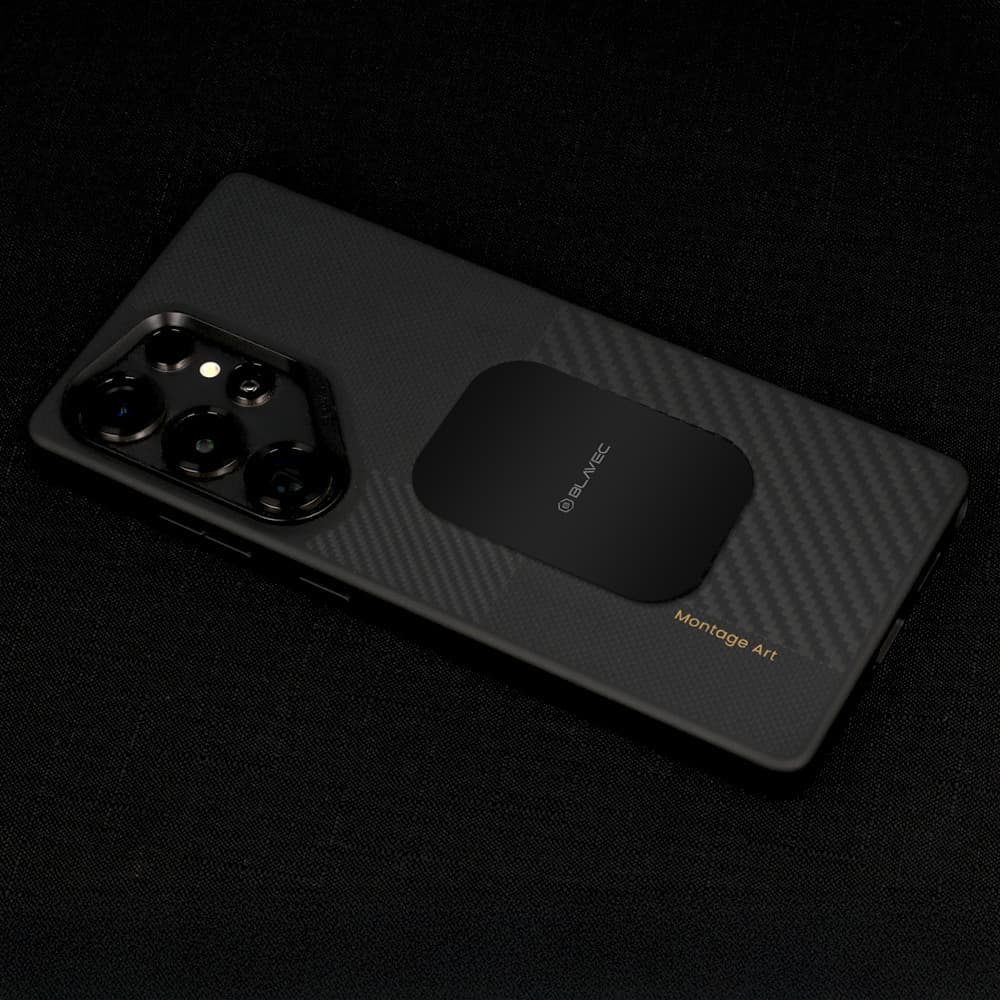 Sada 2 ks kovových lepících žetonů Blavec BM-02 black + silver - náhled 2