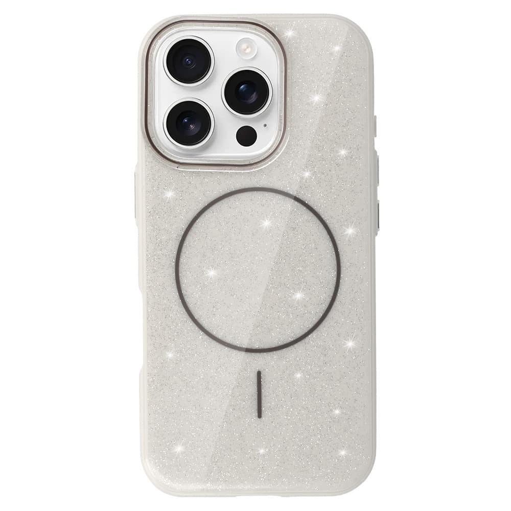 Zadní kryt Magsafe Slim Shiny pro iPhone 15 Pro Max silver - náhled 2