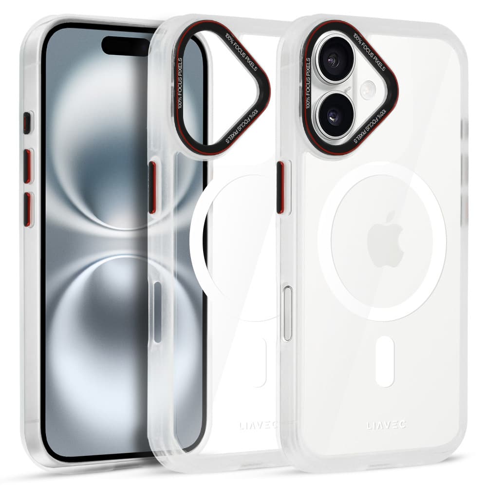 Zadní kryt Liavec Hybrid Magsafe Clear pro iPhone 16 - náhled 2