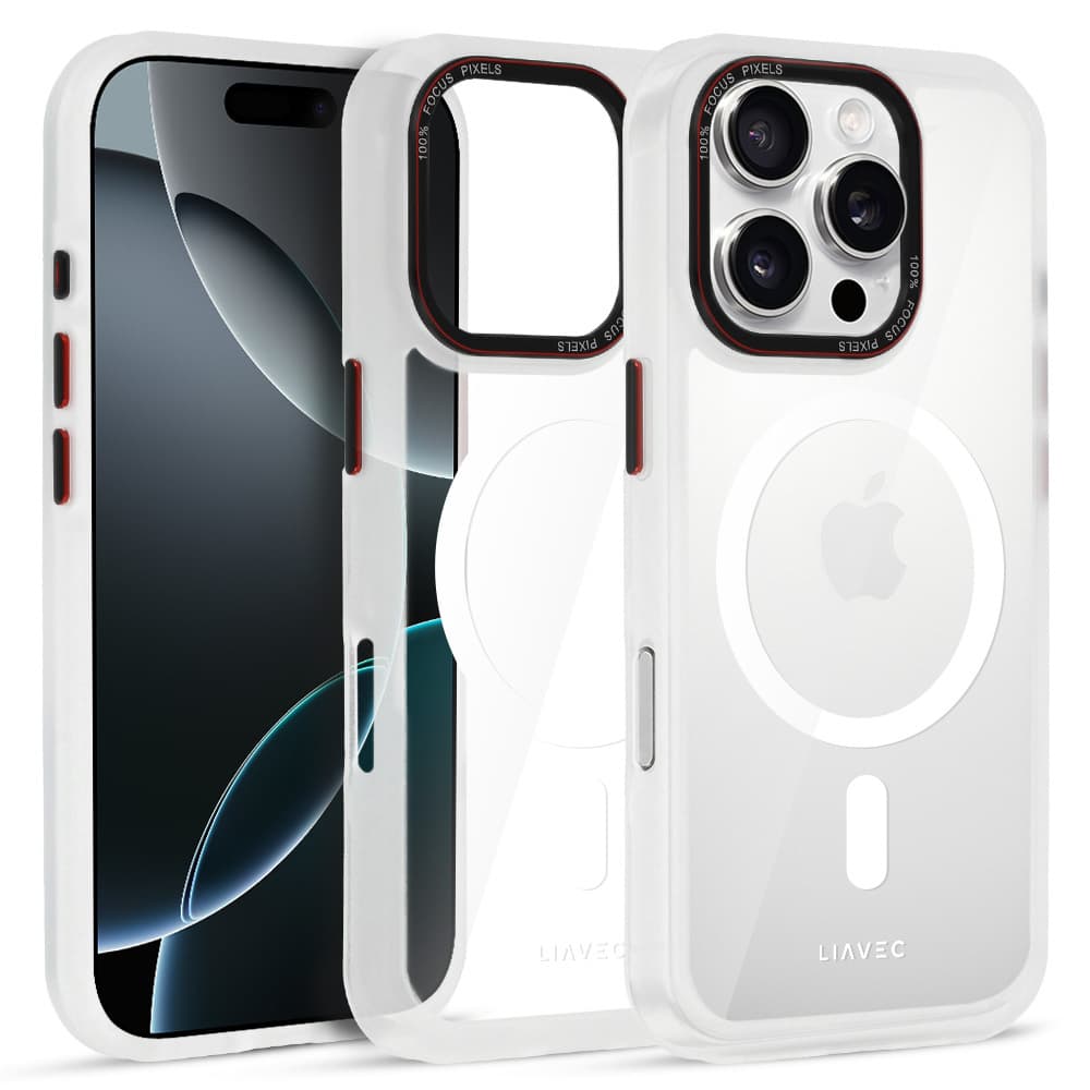 Zadní kryt Liavec Hybrid Magsafe Clear pro iPhone 16 Pro - náhled 2