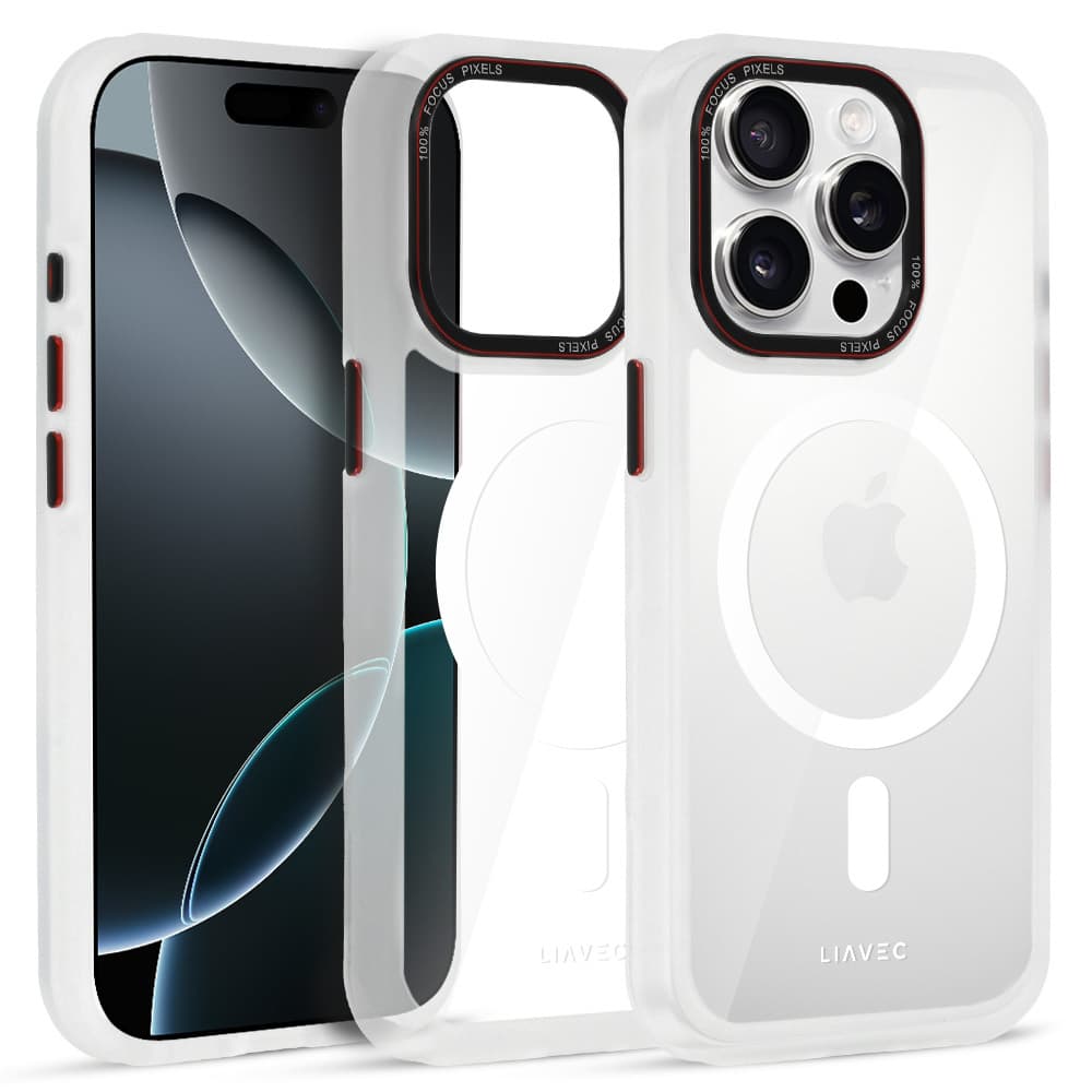 Zadní kryt Liavec Hybrid Magsafe Clear pro iPhone 15 Pro Max - náhled 2
