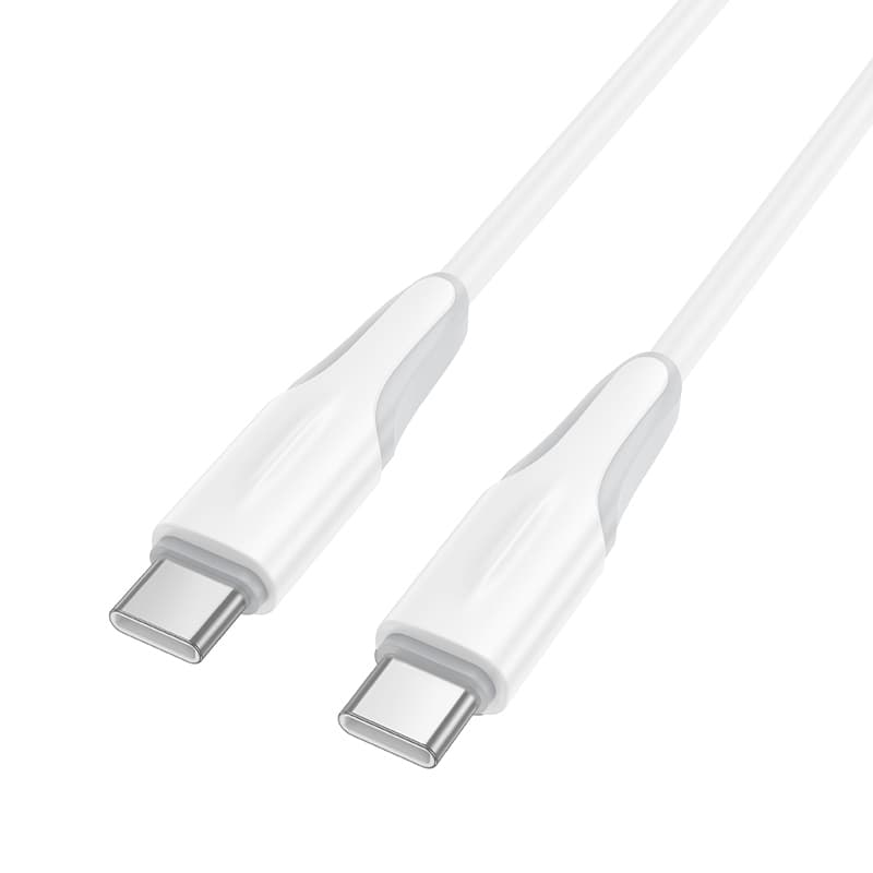 Datový kabel Borofone BX119 New USB-C - USB-C PD 60W 1m white - náhled 2