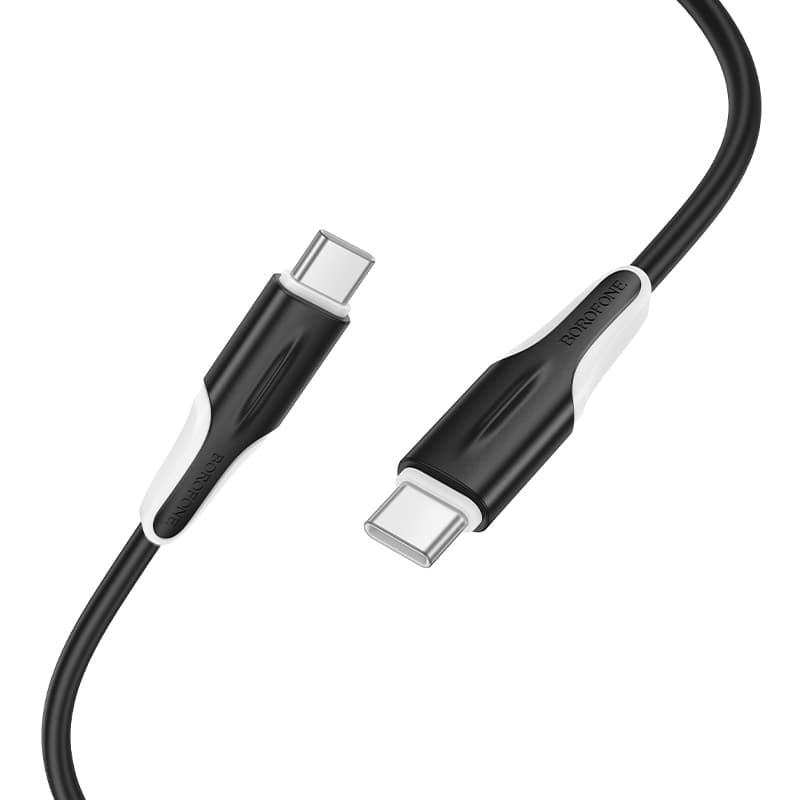 Datový kabel Borofone BX119 New USB-C - USB-C PD 60W 1m black - náhled 2