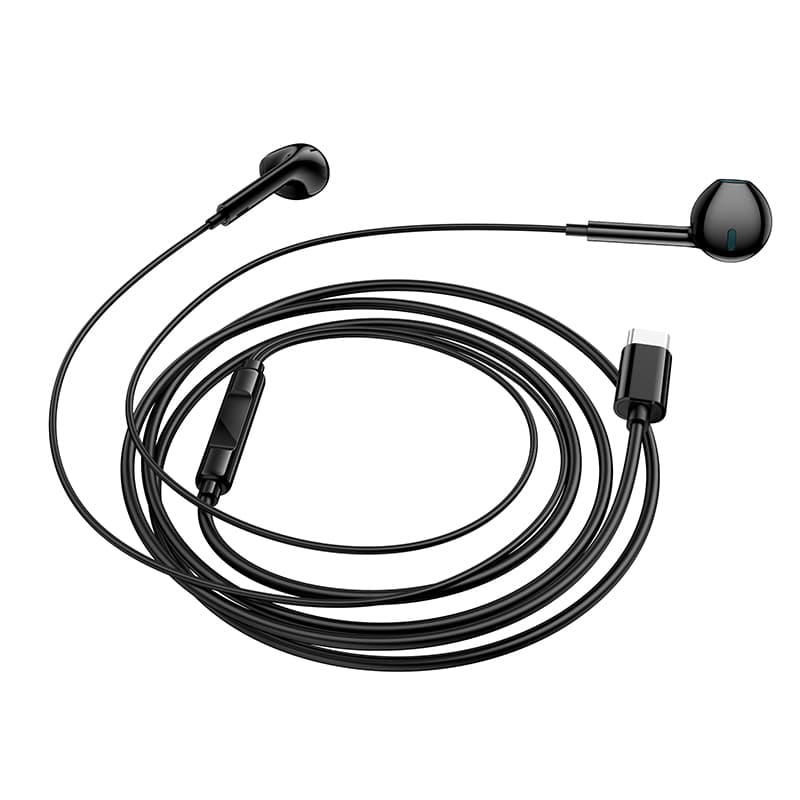 Sluchátka Borofone BM100 Fuente s mikrofonem Type C (DAC) černé - náhled 2
