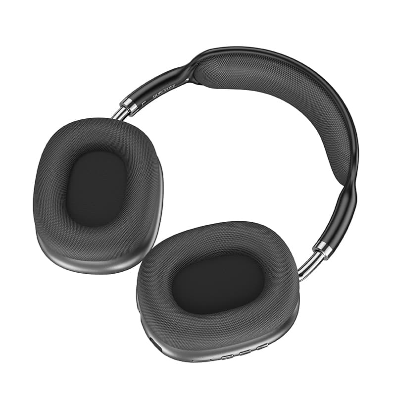 Bezdrátová sluchátka Borofone BO22 Elegant dark grey - náhled 2