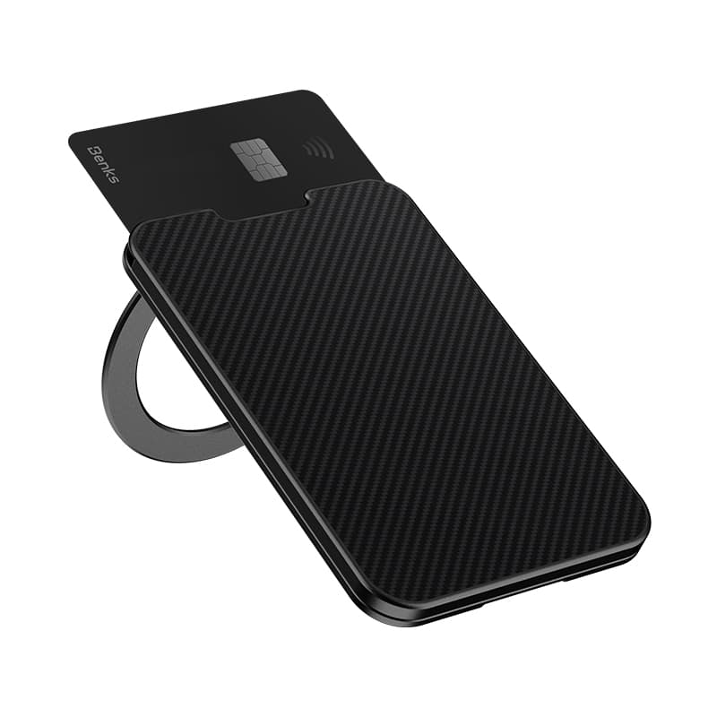 Pouzdro na karty Benks Wallet Magnetic ArmorGo Kevlar Stand 600D - náhled 2