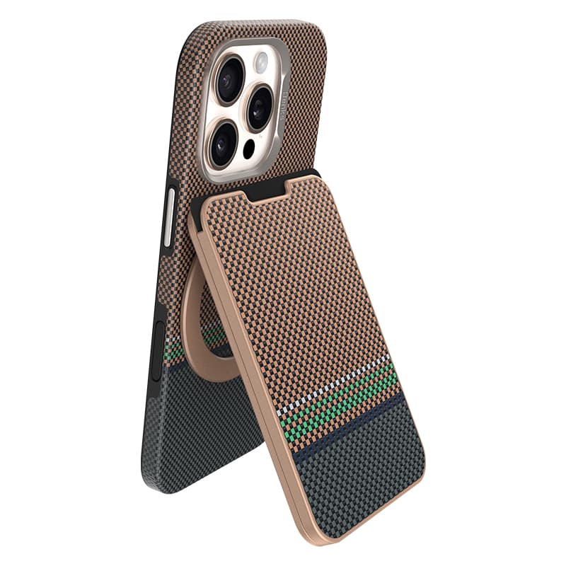Pouzdro na karty Benks Wallet Magnetic ArmorGo Kevlar Stand Prestige - náhled 2