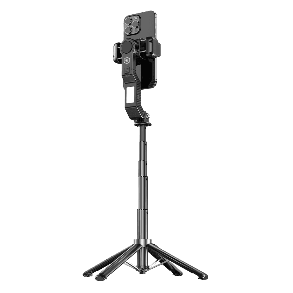Selfie tyč Blavec P-10 Aluminium Fusion Gimbal tripod + dálkové ovládání 1m (SSFP10G-TRB10) černá - náhled 2