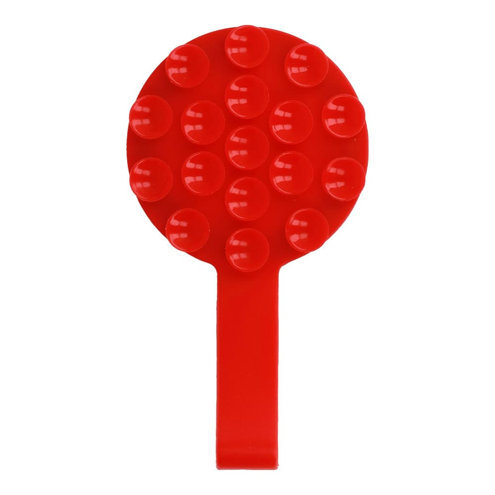 Magnetický držák na mobil s kroužkem Silicone MSH9 red - náhled 2