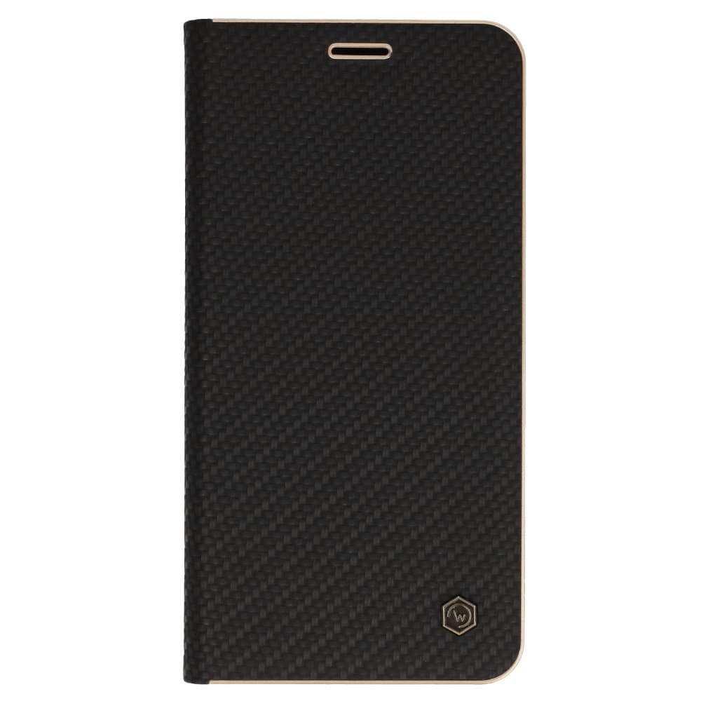 Knížkové pouzdro Wonder Frame Carbon pro Samsung Galaxy S25 FE black - náhled 2
