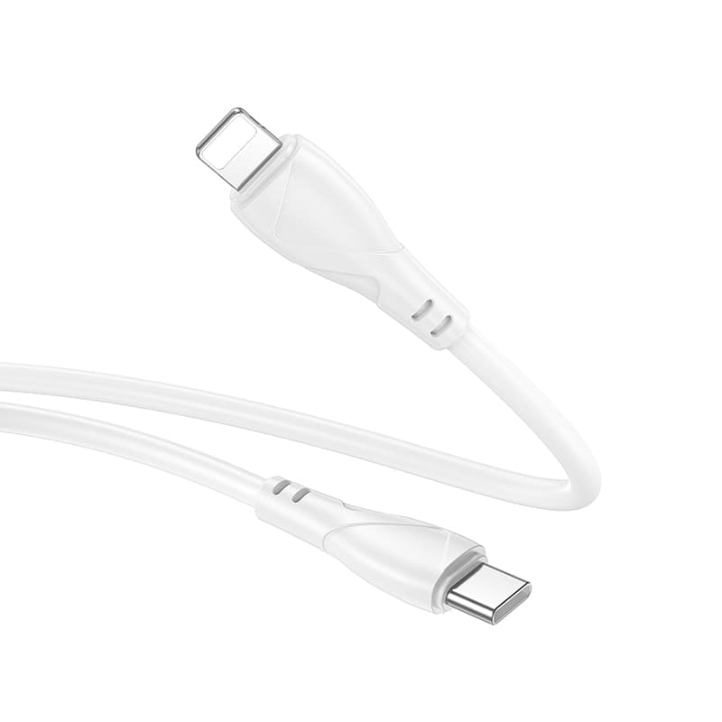 Datový kabel Borofone BX121 Energy USB-C - Lightning PD 27W 1m white - náhled 2