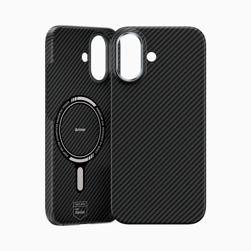 Zadní kryt Benks Magnetic Armor Air Kevlar Metal Frame 600D (0067) pro iPhone 17 black - náhled 2