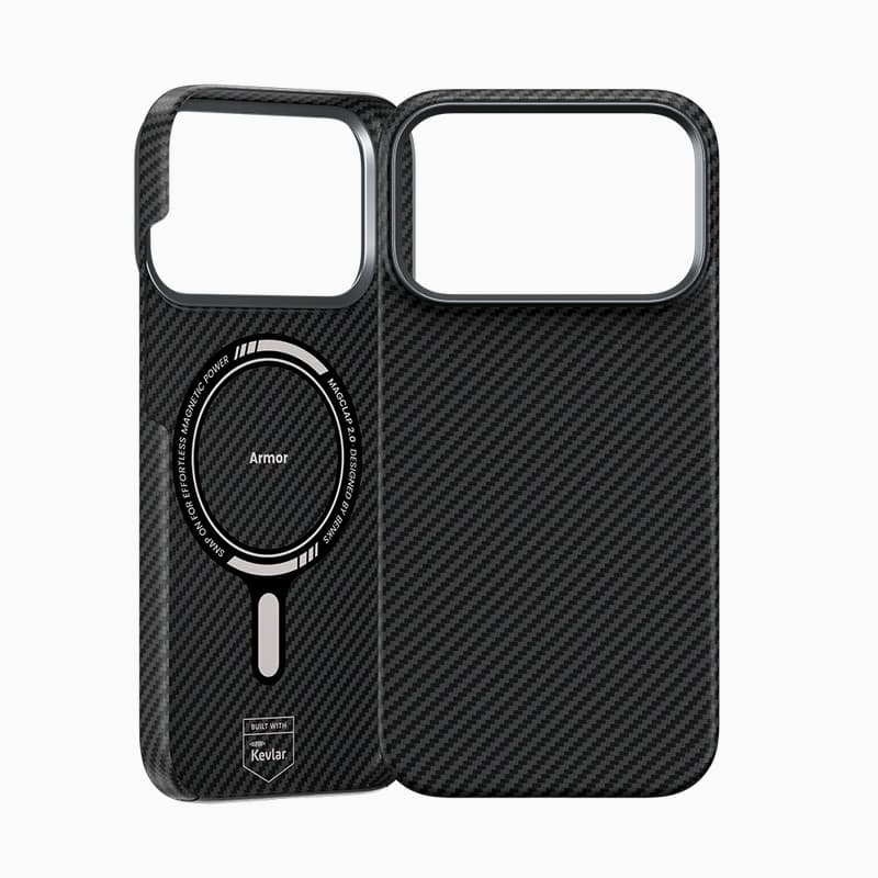 Zadní kryt Benks Magnetic Armor Air Kevlar Metal Frame 600D (0069) pro iPhone 17 Pro black - náhled 2