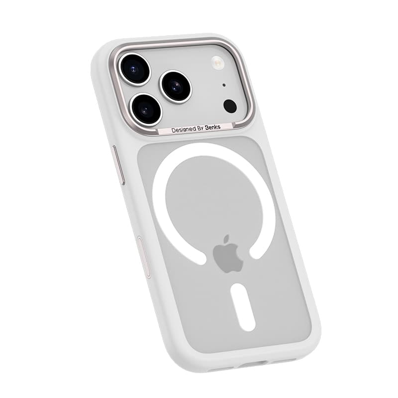 Zadní kryt Benks Magnetic Mist Metal Frame (0068) pro iPhone 17 Air white - náhled 2