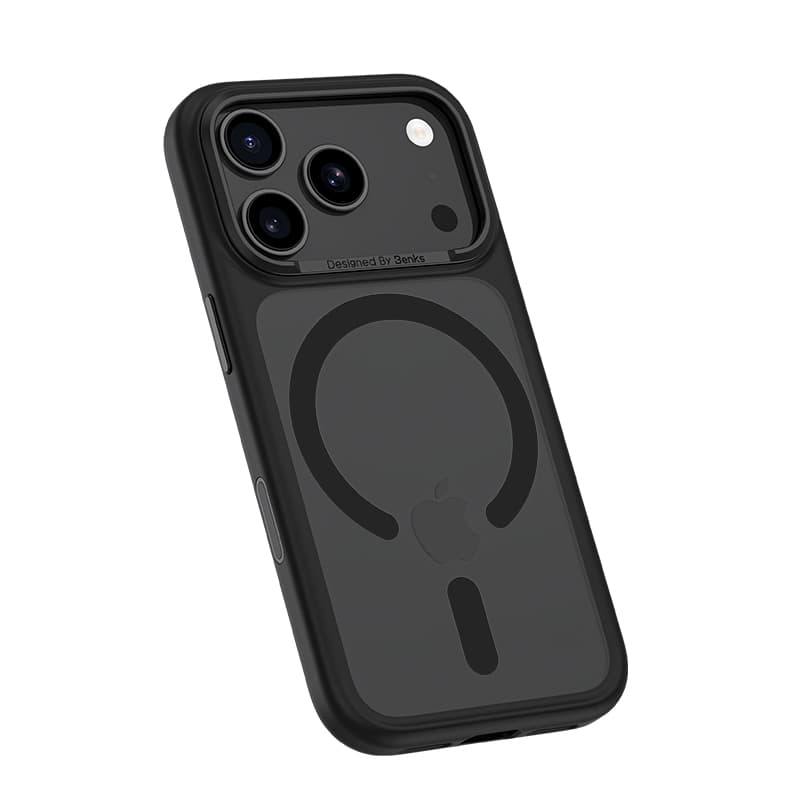 Zadní kryt Benks Magnetic Mist Metal Frame (0068) pro iPhone 17 Air black - náhled 2