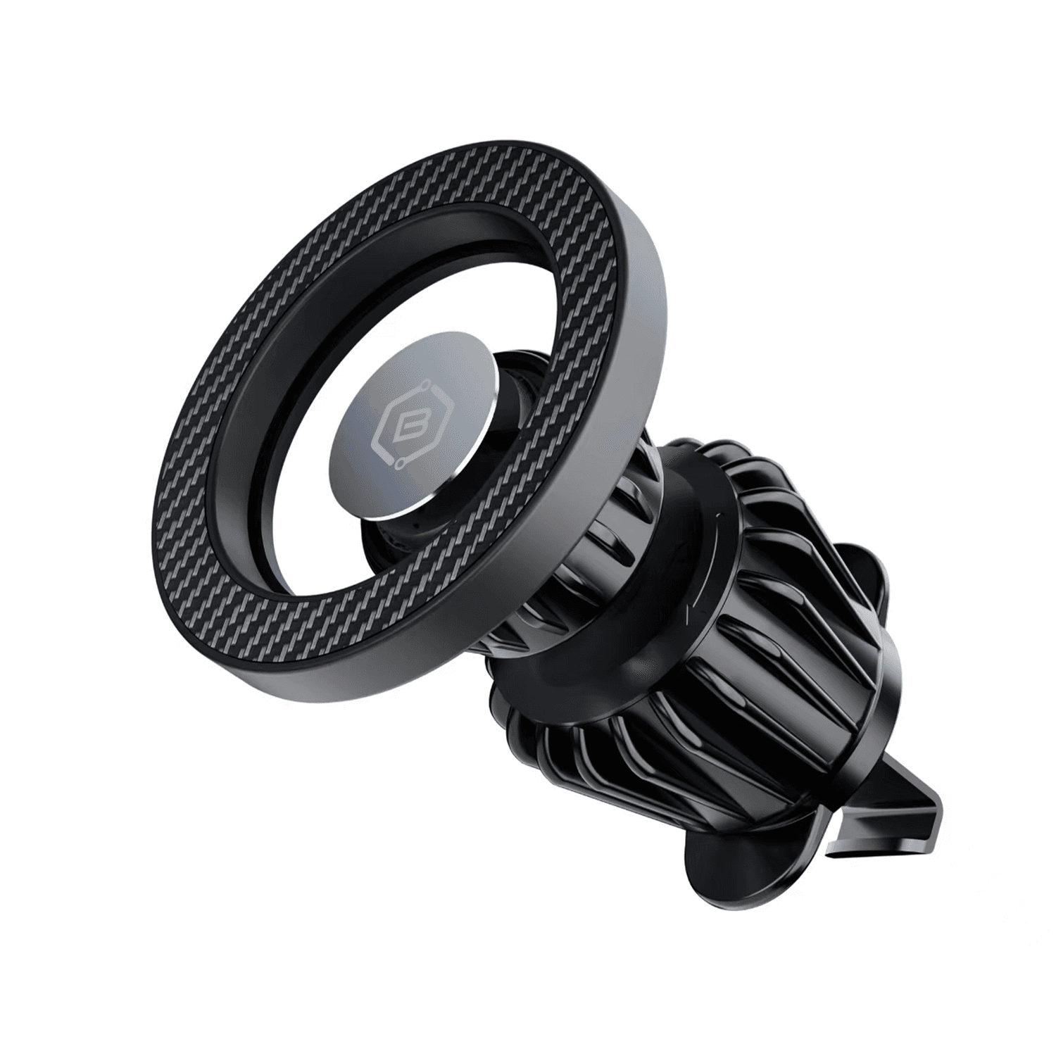 Držák do auta Blavec BH-16A Carbon Magnetic Magsafe na větrací mřížku (BH16AC-MAVB) černý - náhled 2