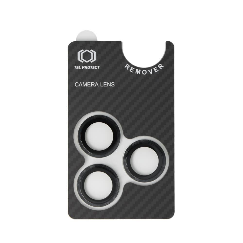 Tvrzené sklo Tel Protect 3D Lens Aramid Series na čočky fotoaparátu pro iPhone 17 - náhled 2