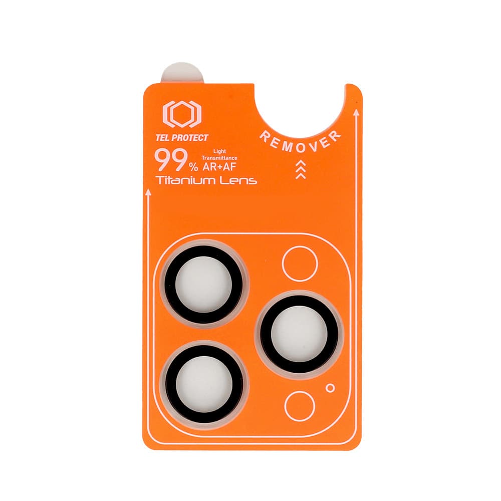 Tvrzené sklo Tel Protect Titanium Lens 99% AR na čočky fotoaparátu pro iPhone 17 Air transparent - náhled 2