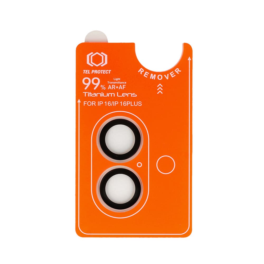 Tvrzené sklo Tel Protect Titanium Lens 99% AR na čočky fotoaparátu pro iPhone 17 transparent - náhled 2
