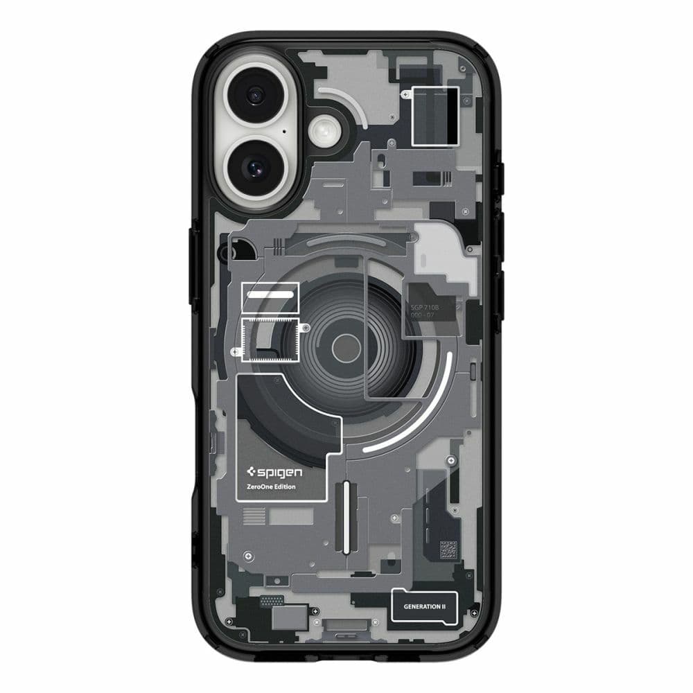 Zadní kryt SPIGEN Ultra Hybrid Mag Magsafe ACS10353 pro iPhone 17 - Zero One Black - náhled 2