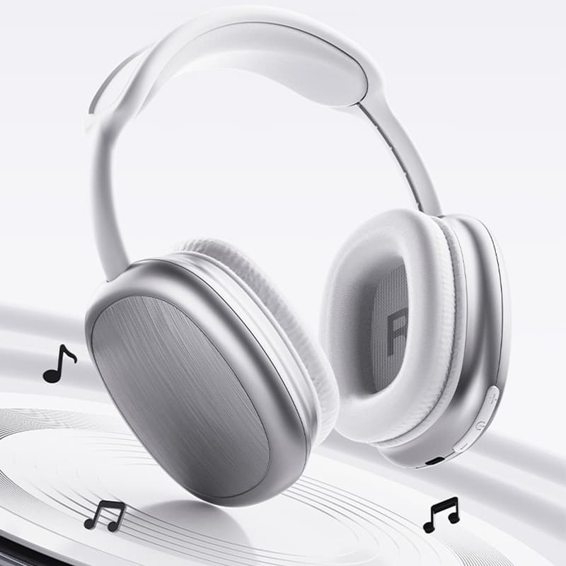 Bezdrátová sluchátka Rock O5 bluetooth silver - náhled 2