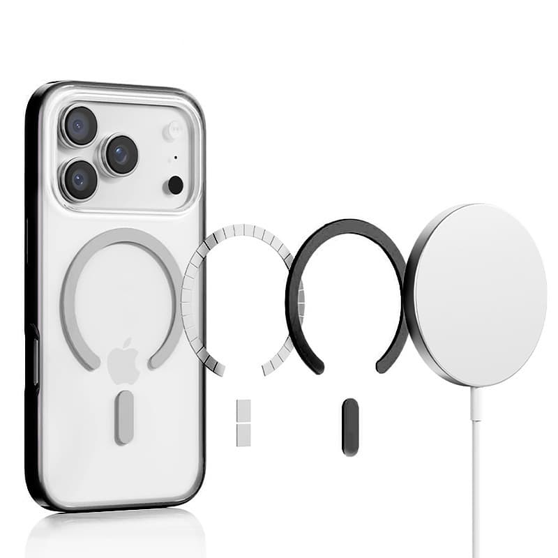 Zadní kryt Rock Crystal Armor Series Magnetic pro iPhone 17 Pro black - náhled 2