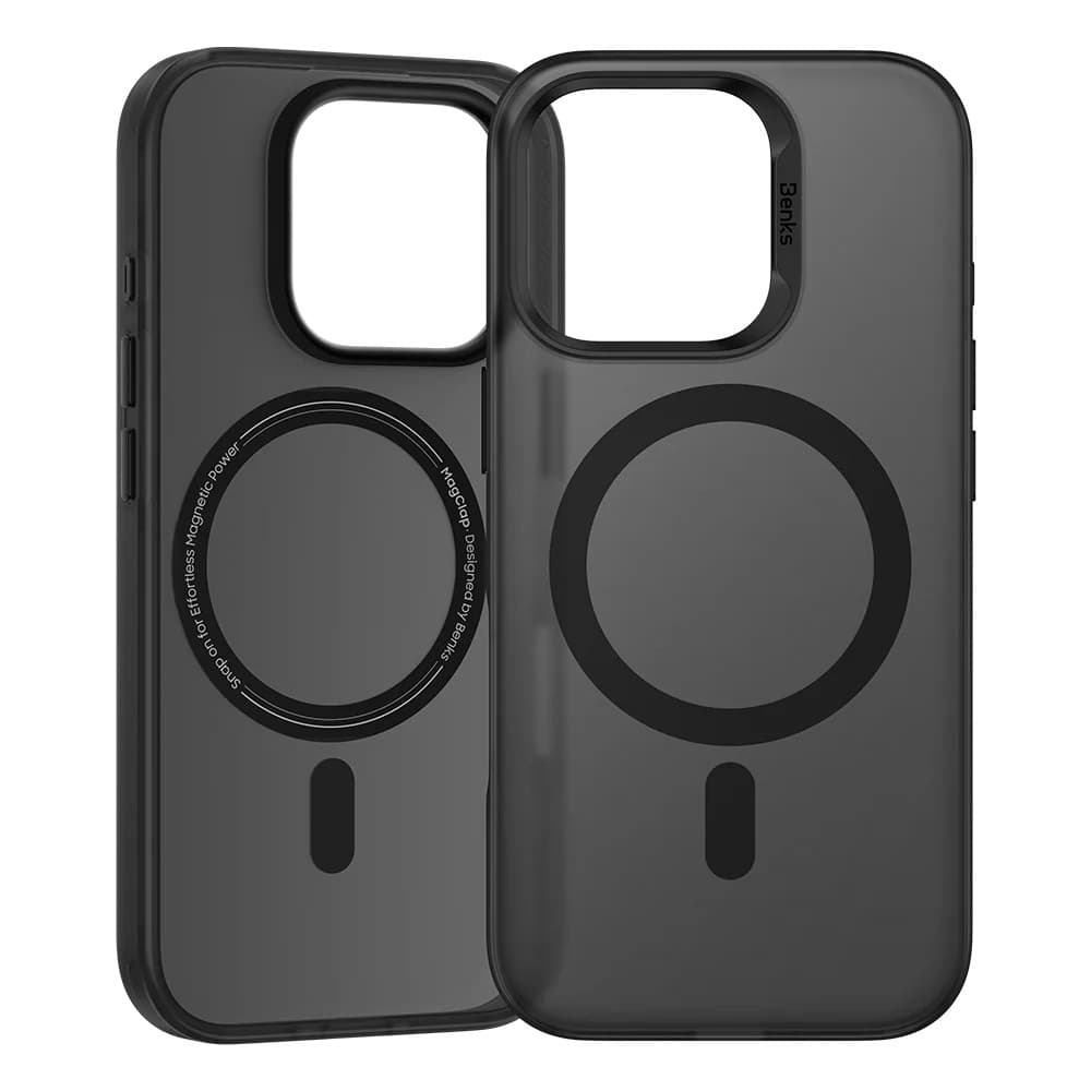 Zadní kryt Magnetic Lucid Armor Benks pro iPhone 16 Pro Max černý (tlačítko ovládání fotoaparátu) - náhled 2