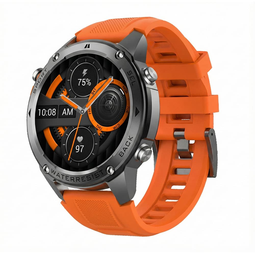 Chytré hodinky Blavec M-03 Predator AMOLED GPS hlasový hovor (SWM03-GP) grafit + 1 řemínek - náhled 2
