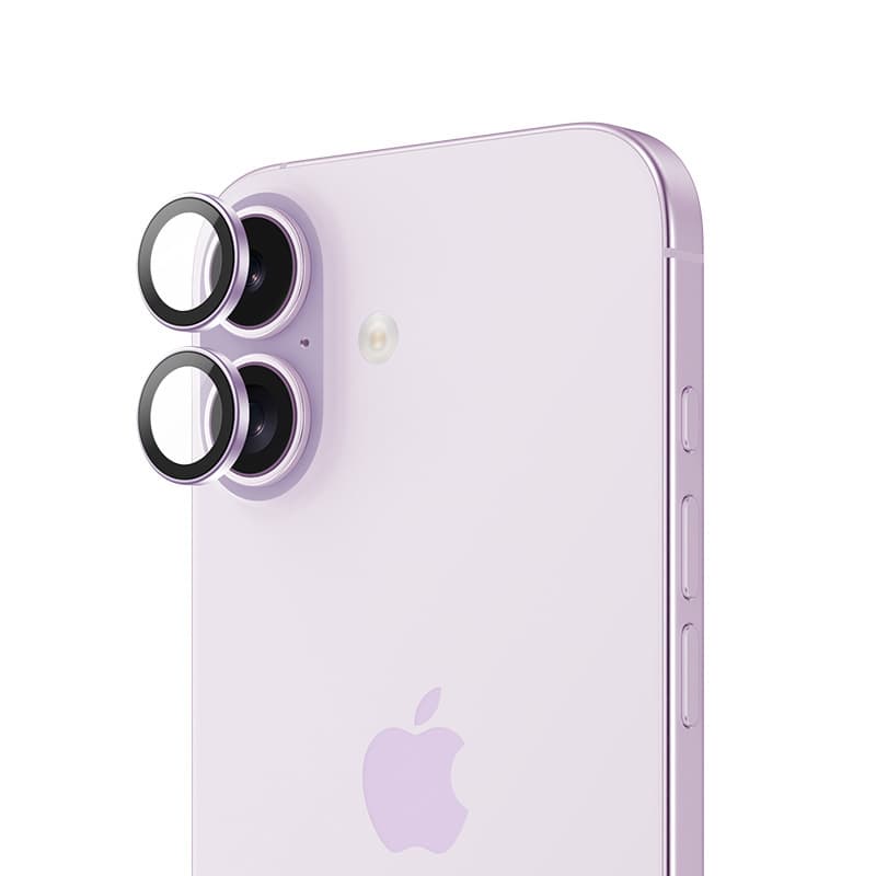 Tvrzené safírové sklo Benks DR na fotoaparát pro iPhone 17 levandulové - náhled 2