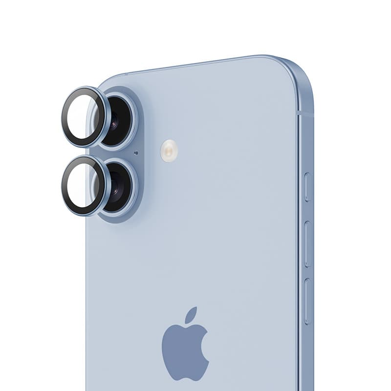 Ochranné tvrzené sklo Benks Glass Warrior na fotoaparát pro iPhone 17 světle modré - náhled 2