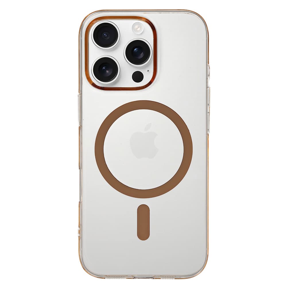 Zadní kryt Transparent Slim Magsafe pro iPhone 14 Pro desert - náhled 2