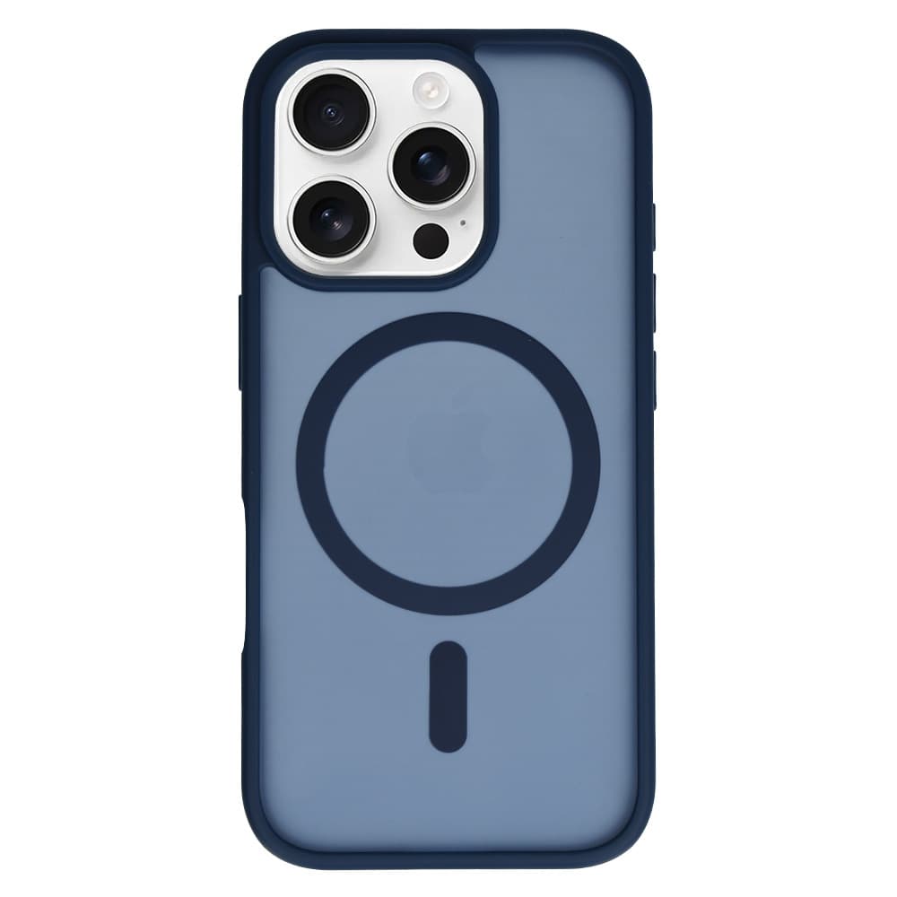 Kryt Tel Protect Aura Matte MagSafe pro iPhone 15 Pro tmavě modrý - náhled 2