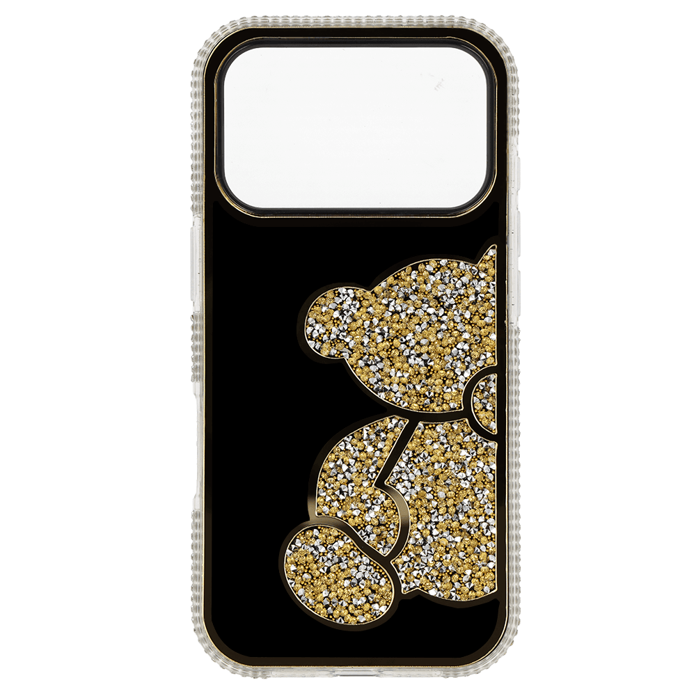 Zadní kryt Teddy Bear pro iPhone 17 Pro Max zlatý - náhled 2