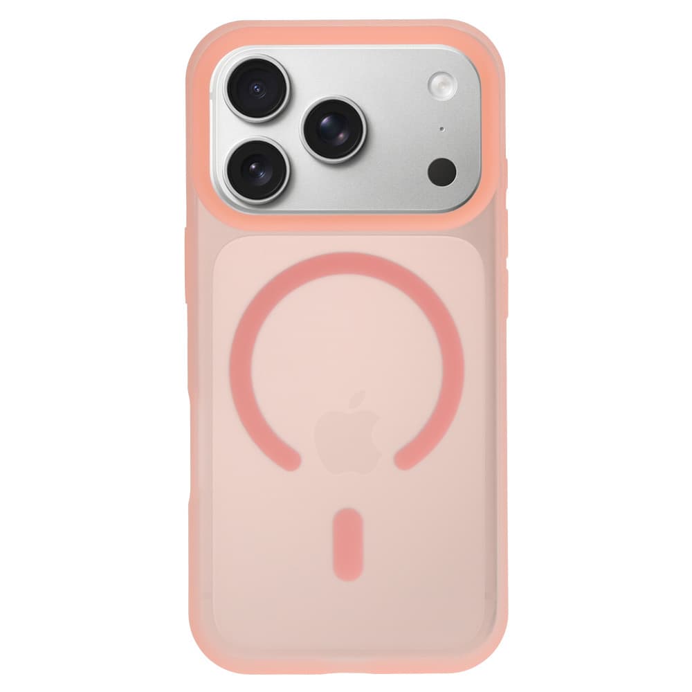 Kryt Tel Protect Mist Matte MagSafe pro Apple iPhone 17 Pro Max růžovo oranžový - náhled 2