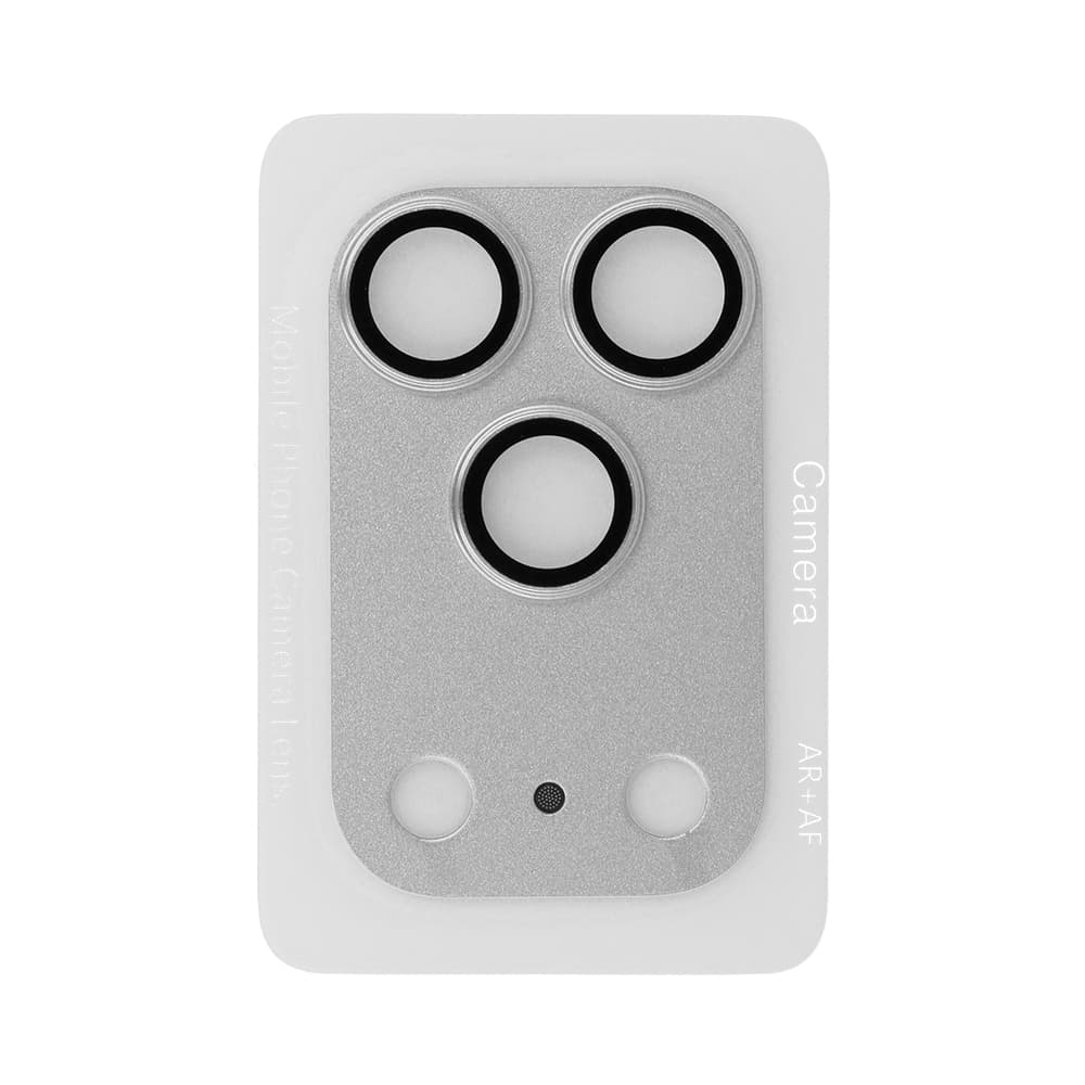Tvrzené sklo Tel Protect 95% AR+AF Full Metal Camera Protector na fotoaparát pro iPhone 17 Pro Max stříbrné - náhled 2