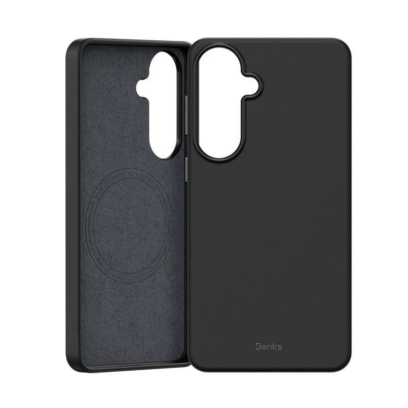 Magnetický silikonový kryt Benks Vita Pro pro Samsung Galaxy S26 Plus - černý - náhled 2