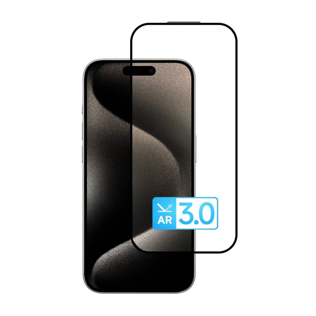 Ochranné tvrzené sklo Tel Protect 10X AR 3.0 AntiReflective Titanium pro iPhone 15 Pro Max - náhled 2