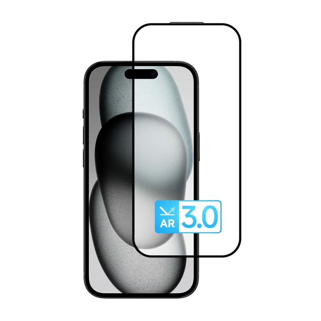 Ochranné tvrzené sklo Tel Protect 10X AR 3.0 AntiReflective Titanium pro iPhone 15 - náhled 2