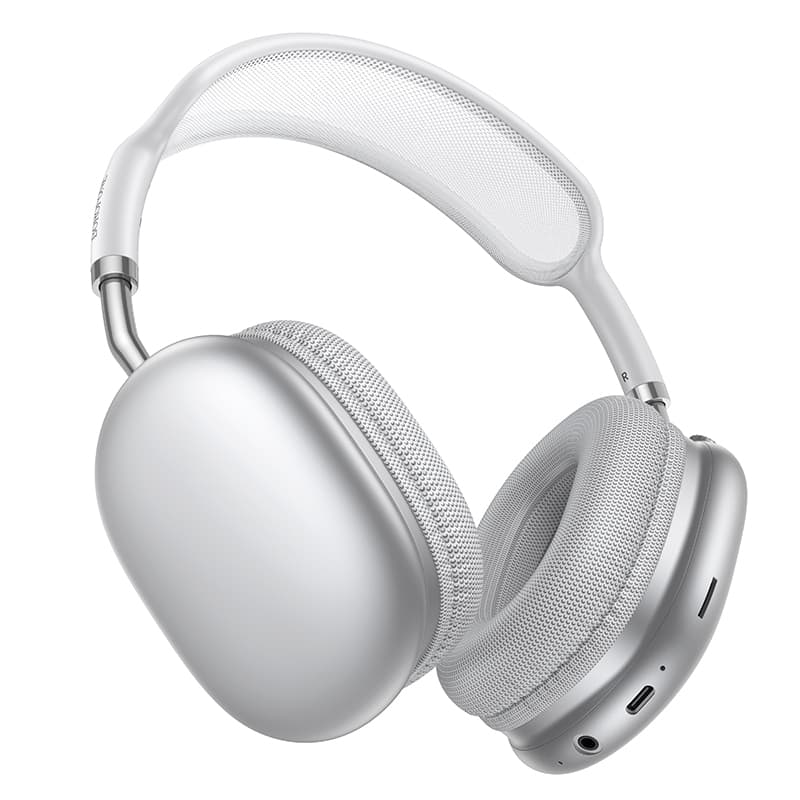 Bluetooth sluchátka Borofone BO36 Tone stříbrná - náhled 2