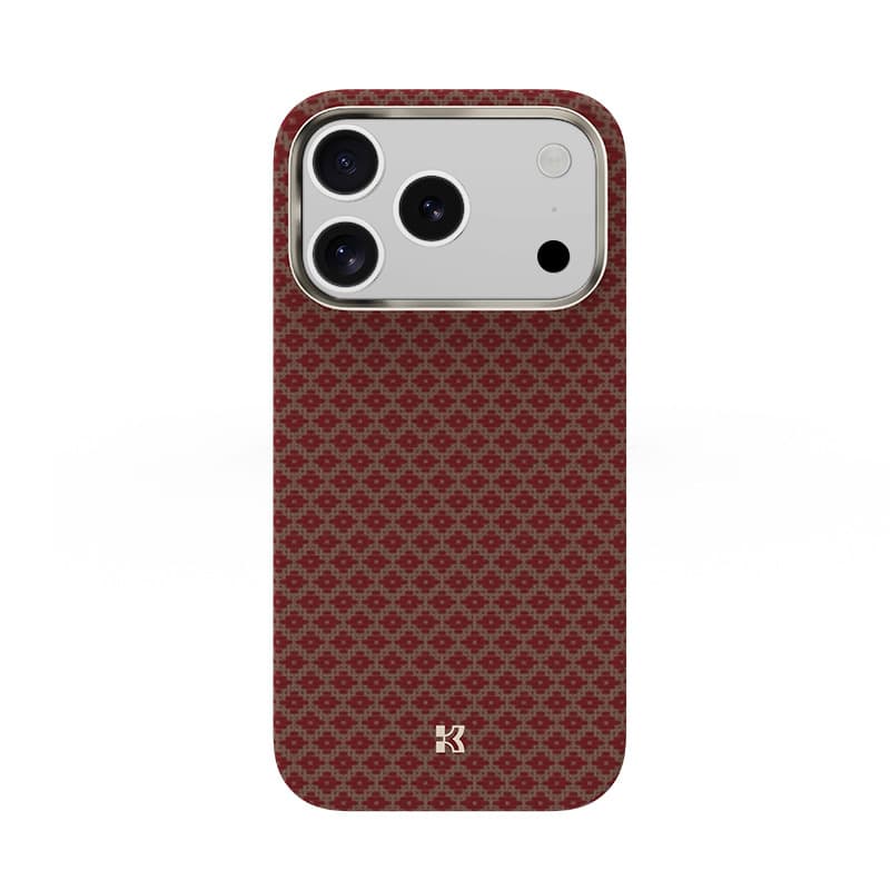 Kryt Benks Magnetic Armor Air Armor Grid Kevlar Metal Frame 600D (H069) pro iPhone 17 Pro oranžový - náhled 2