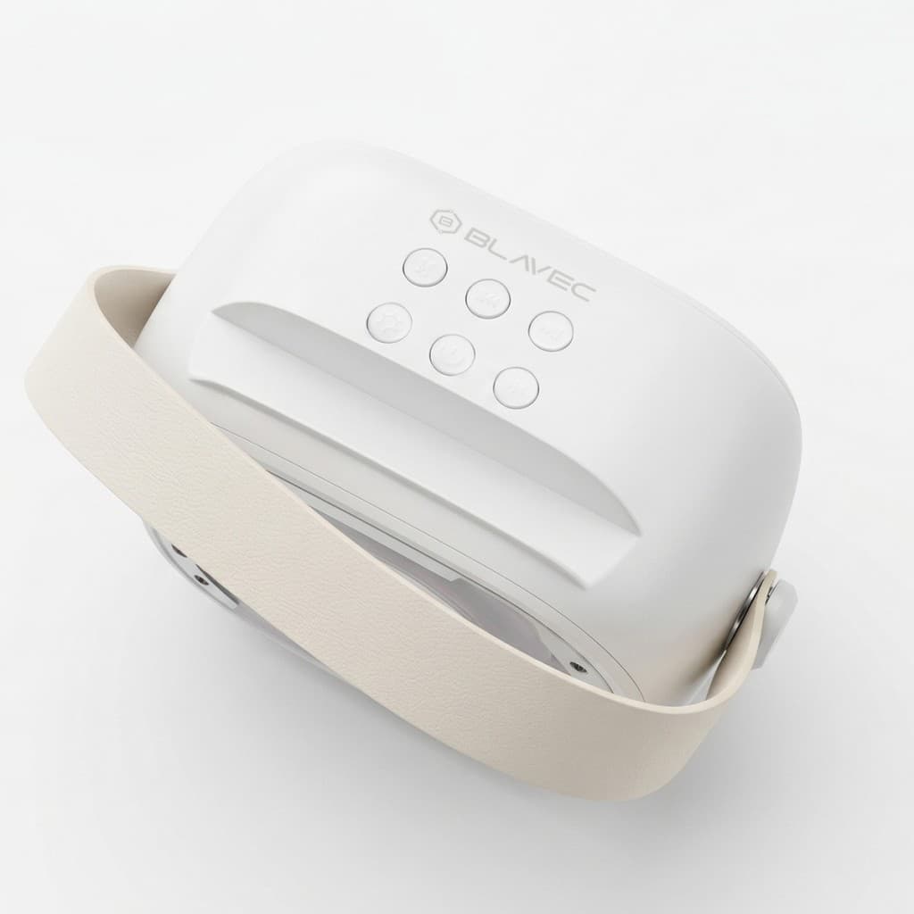 Přenosný Bluetooth reproduktor Blavec WS-08 Karaoke Idol s mikrofony bílý - náhled 2
