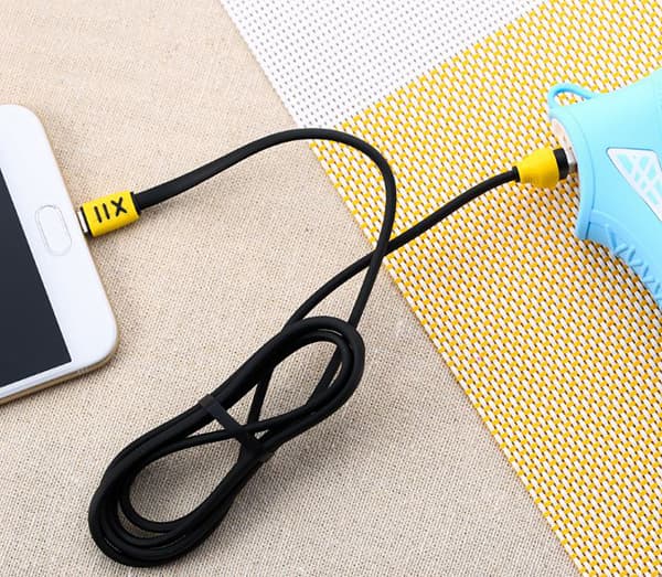 Kabel REMAX Running Shoe RC-112m - USB na Micro USB - 1 metr bílý - náhled 2