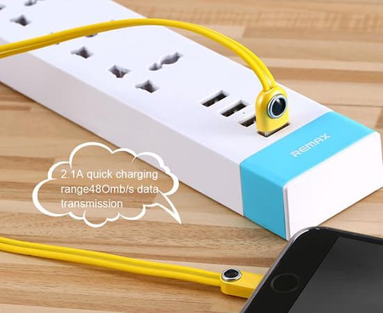 Kabel REMAX Lemen RC-101m - USB na Micro USB - žlutý - náhled 2