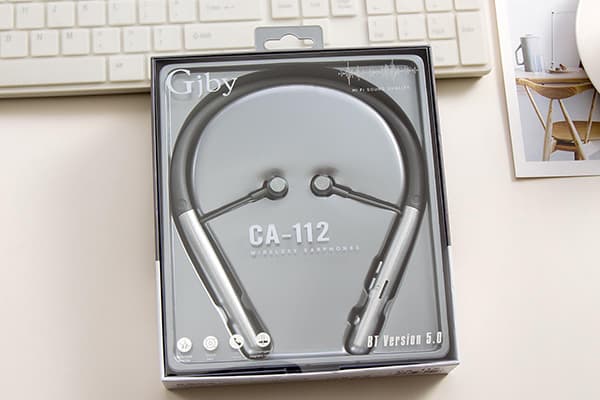Bluetooth sluchátka GJBY CA-112 šedá - náhled 2